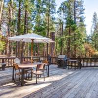 Large Deck with Grill and Outdoor Furniture