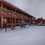 Antler Inn Exterior in Winter Time