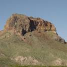 A section of the Chisos Mountains inside Big Bend Park