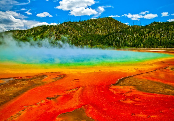 Famous Grand Prismatic Spring