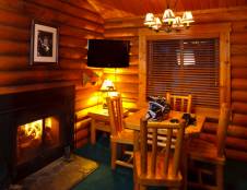 Cabins with Fireplace - 2 Queens & 1 Sofa Sleeper