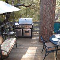 Deck with Grill and Furniture