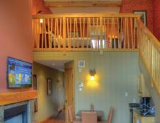 Premium One Bedroom Plus Loft Suite - Loft - 1 King, Bedroom - 1 Queen or 2 Doubles, Living Room 1 Double Sofa Sleeper