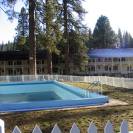 The Historic Wawona Hotel is shown here with a shot of there outdoor pool