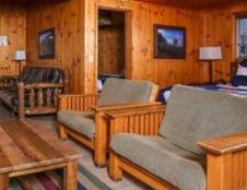 Bluff Cabin - Two Bedroom with Wood Stove - 3 Queens & 1 Futon