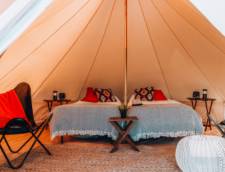 Twin Tent with Shared Bath