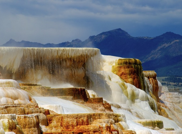 Mammoth Hot Springs - Travertine Terraces