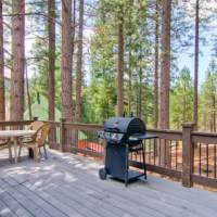 Deck with Outdoor Furniture and Grill