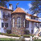 The Chateau Du Sureau is a luxury lodge located outside of the southern entrance