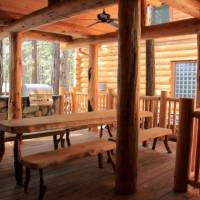 Grizzly Giant - Large Covered Deck with Furniture and Grill