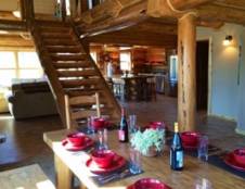 Deluxe Cabin 4 Room/Patio (with Two Bathrooms) - Sleeps 10 - 3 Queens, 1 Twin/Double Bunk Bed & 2 Futon/Sofa Sleepers