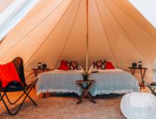 Twin Tent with Shared Bath