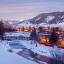rusitc inn at jackson hole winter time