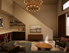 Renovated Two-Story Loft Suite - 1 King & 2 Twins