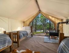 Safari Tent (Shared Bathhouse) - 3 Twins