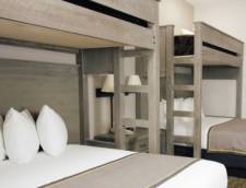 Two Queens with Bunks Over Top, Grizzly Building