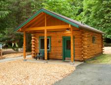 Rustic Cabins - Two Bedroom Non-Kitchenette - 1 Queen, 1 Double & 1 Sofa Sleeper