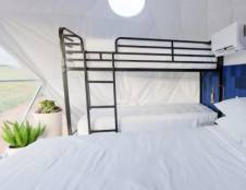 Queen/Bunk Glamping