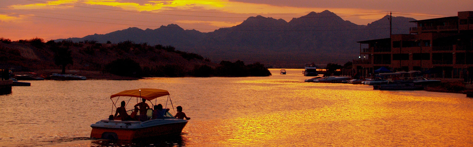 Sunset over Lake Havasu