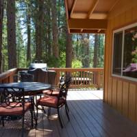 Deck with Table, Chairs and Grill