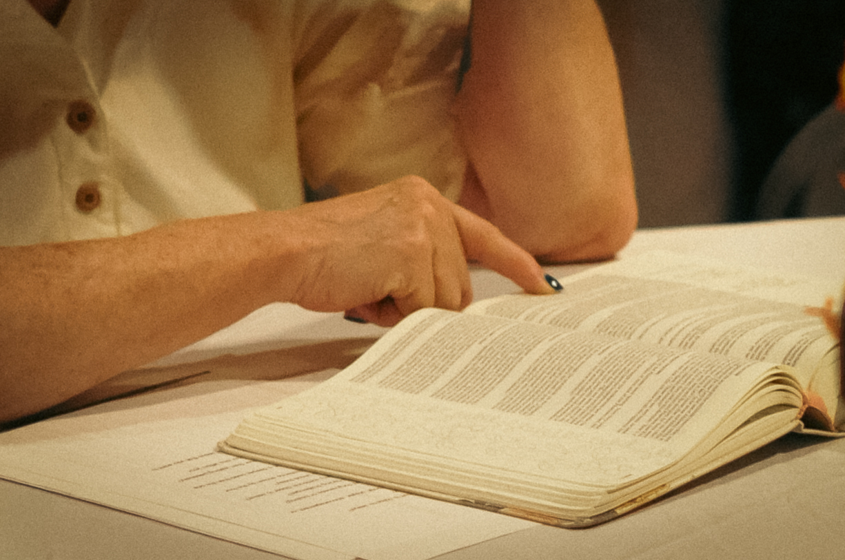 Person Reading Bible