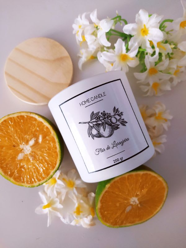 Vela aromática - Flor de Laranjeira 