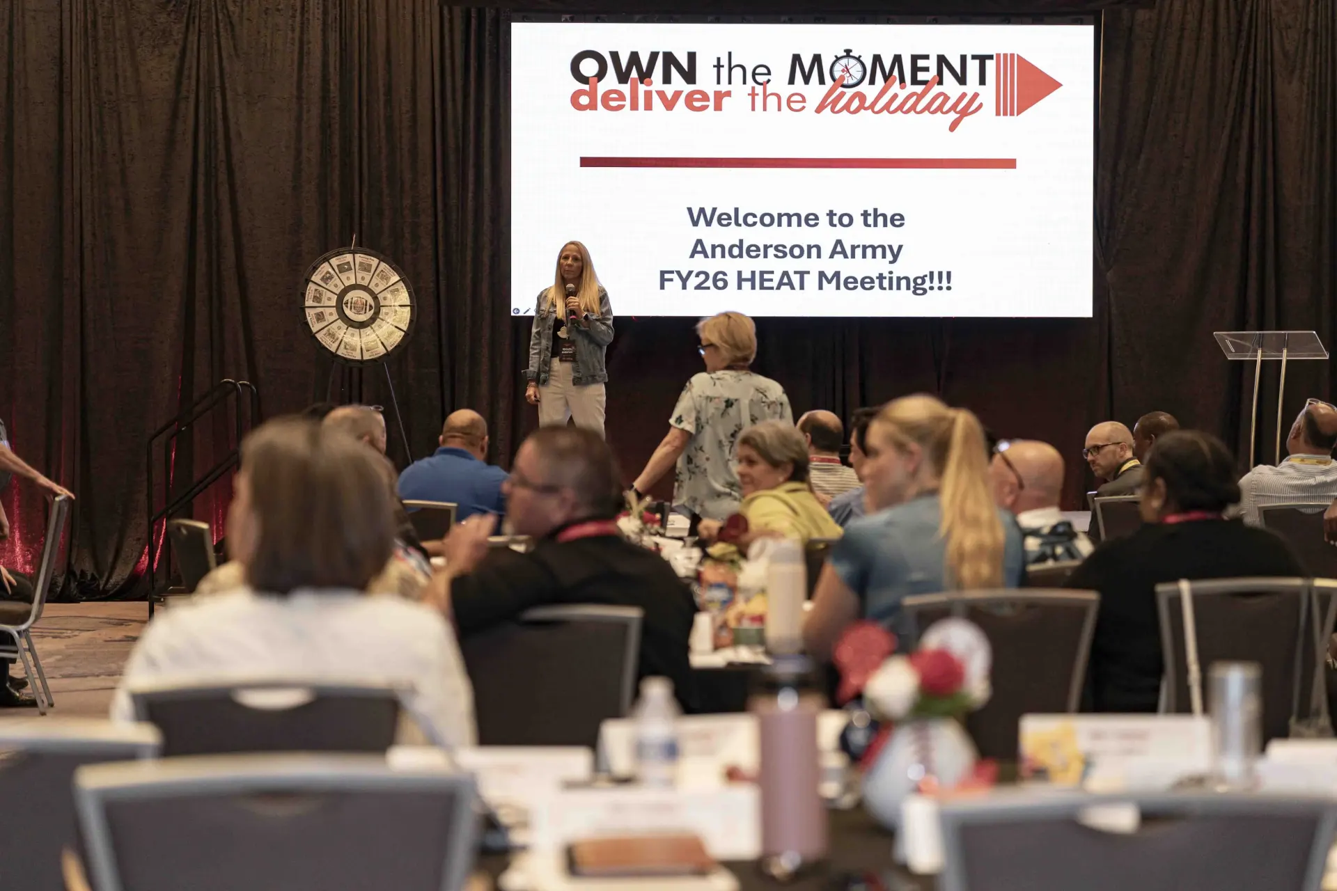 Conference hall corporate LED and AV setup