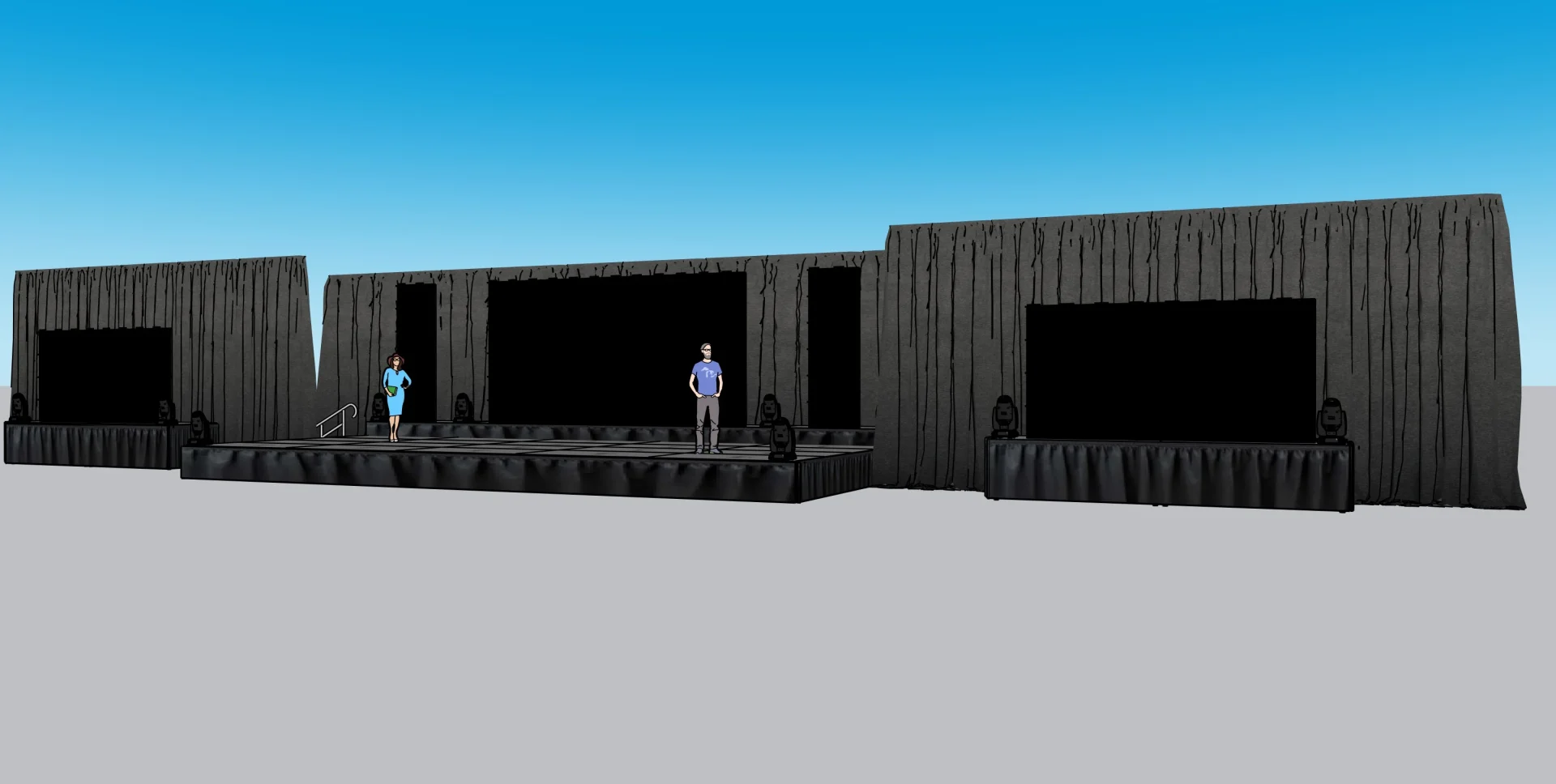 RAM Summit stage rendering