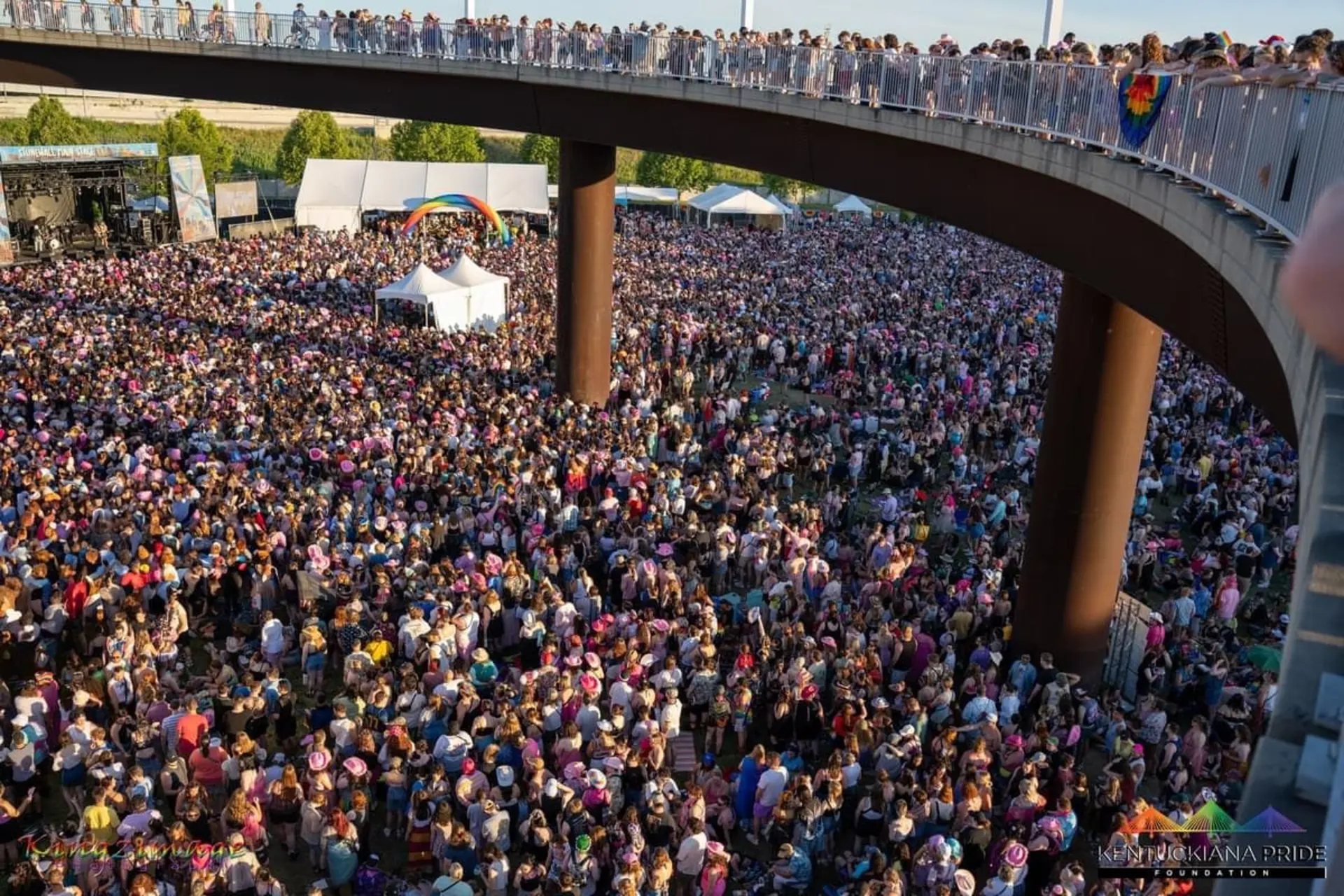 SL260 mobile stage at Kentuckiana Pride
