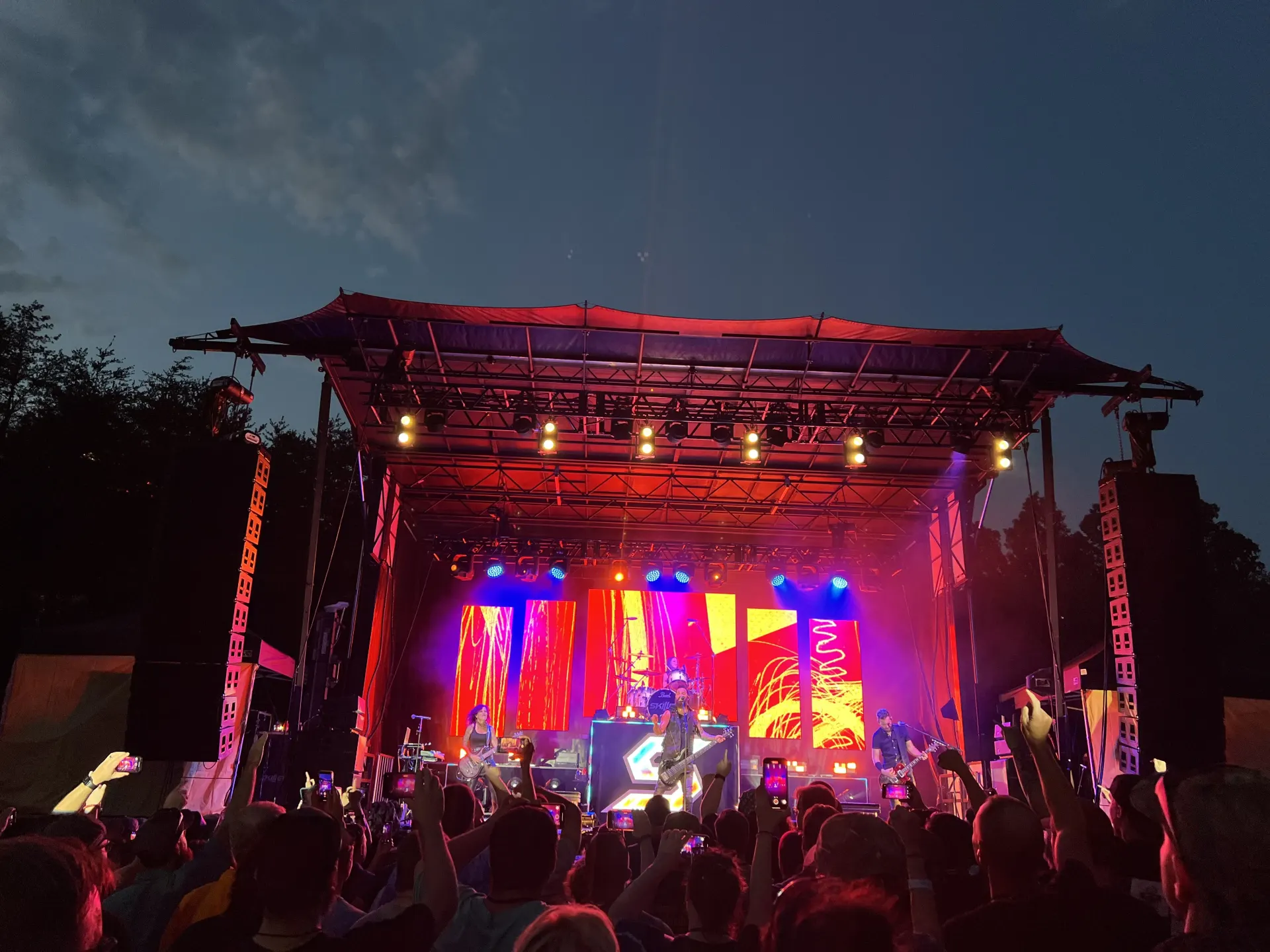 Skillet SL260 live concert Knoxville production