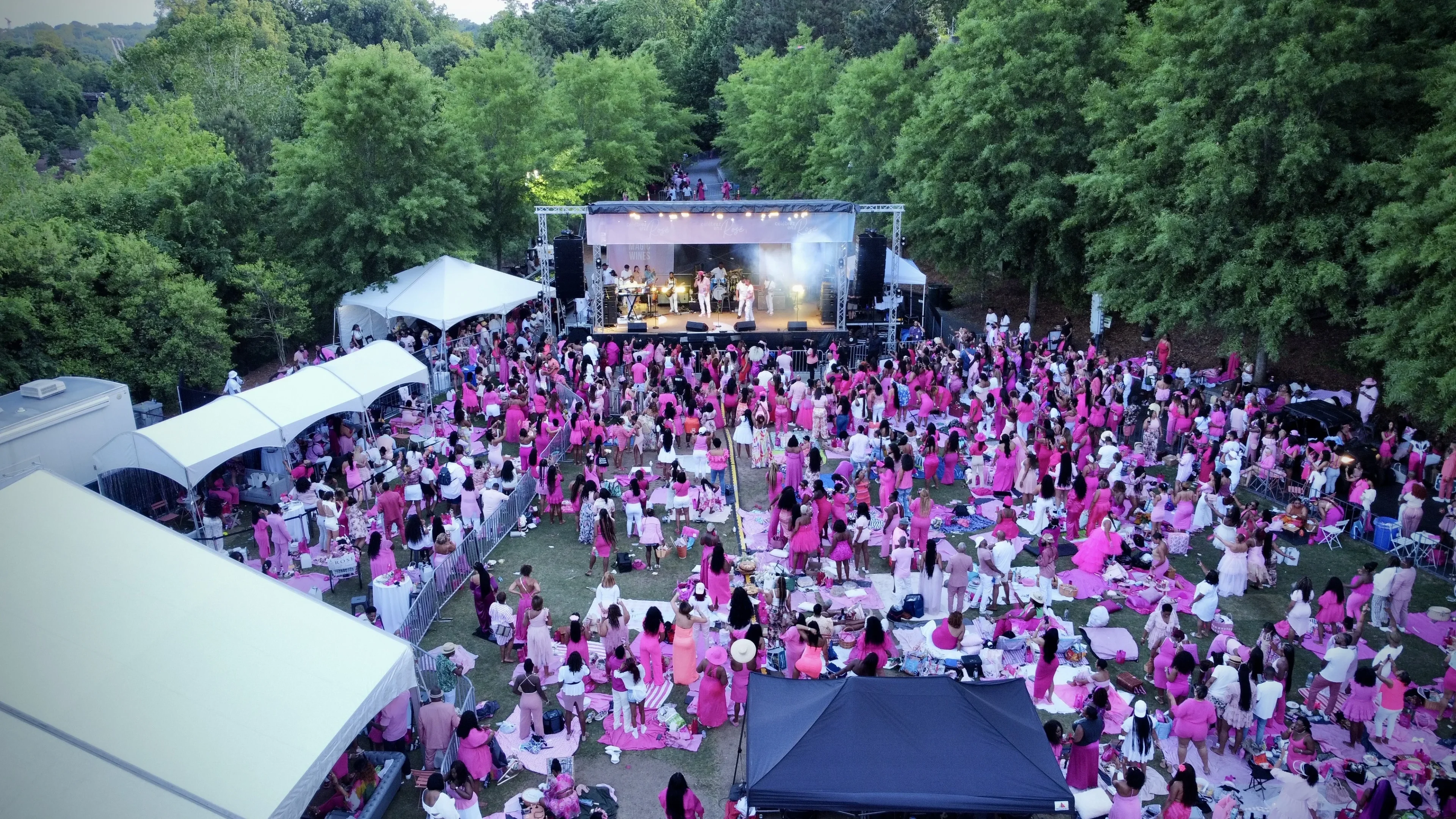 Celebrez En Rose 2024 festival stage production