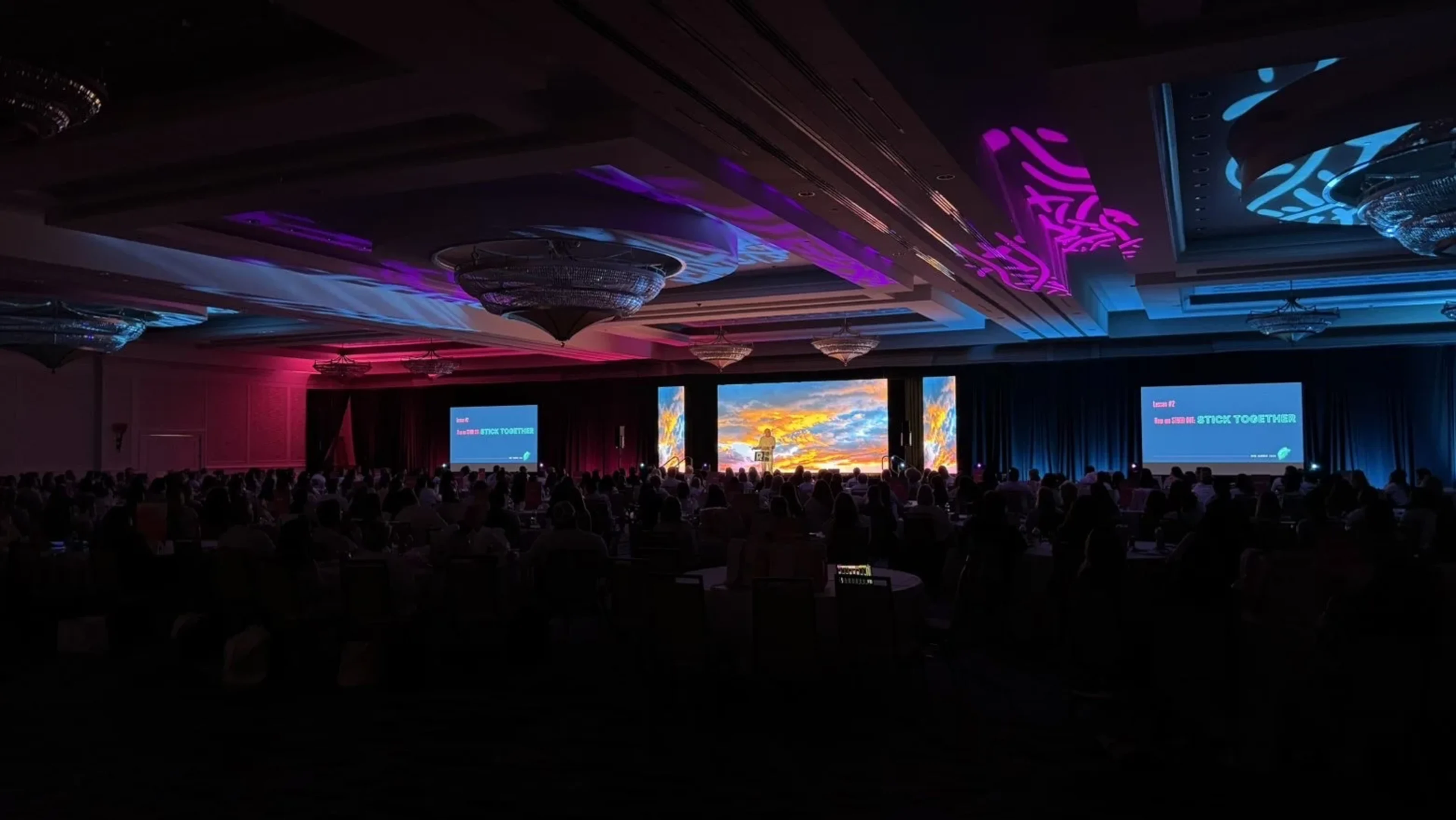 RAM Summit stage LED wall