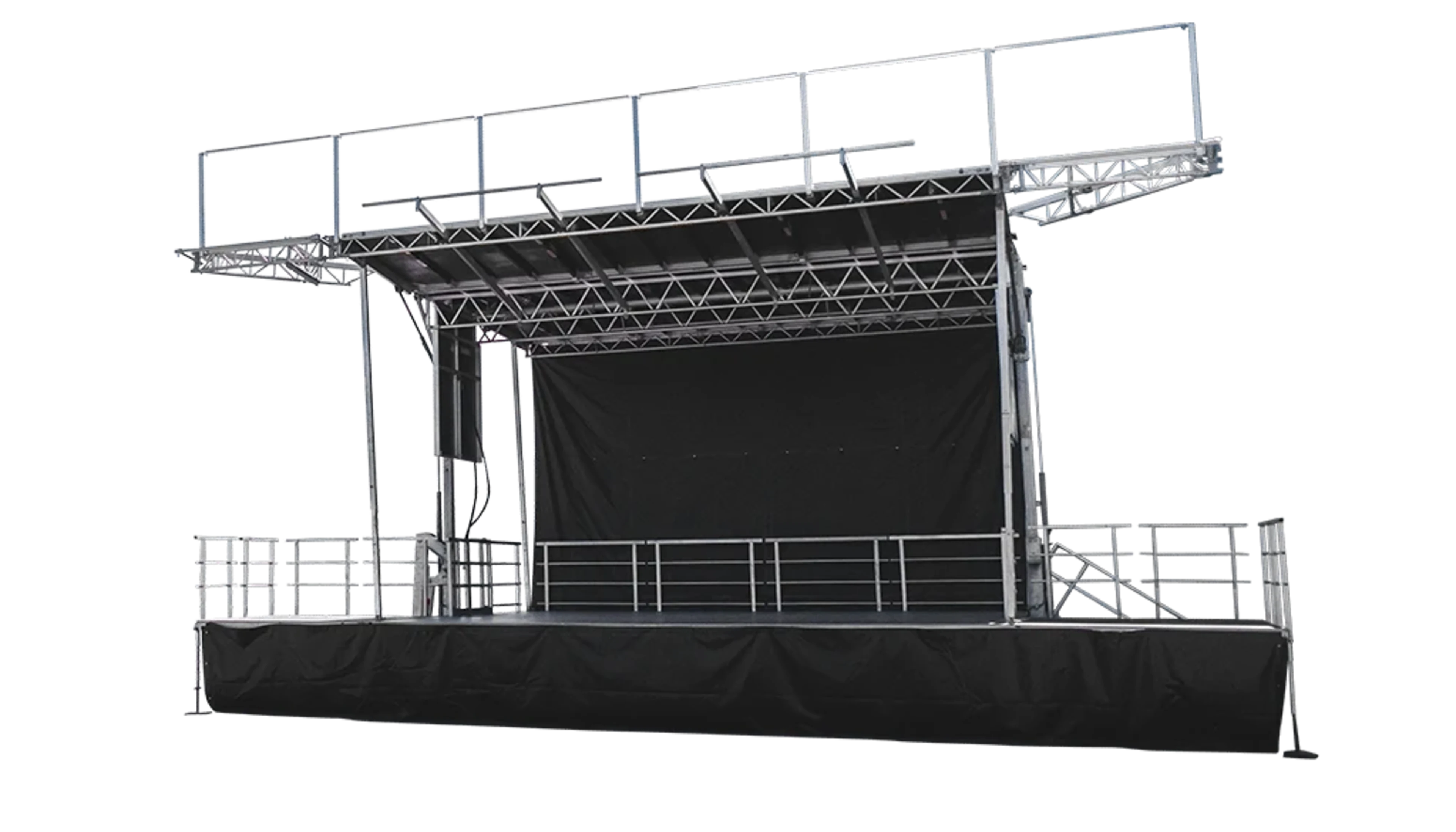 Stageline SL100 mobile stage — isolated view