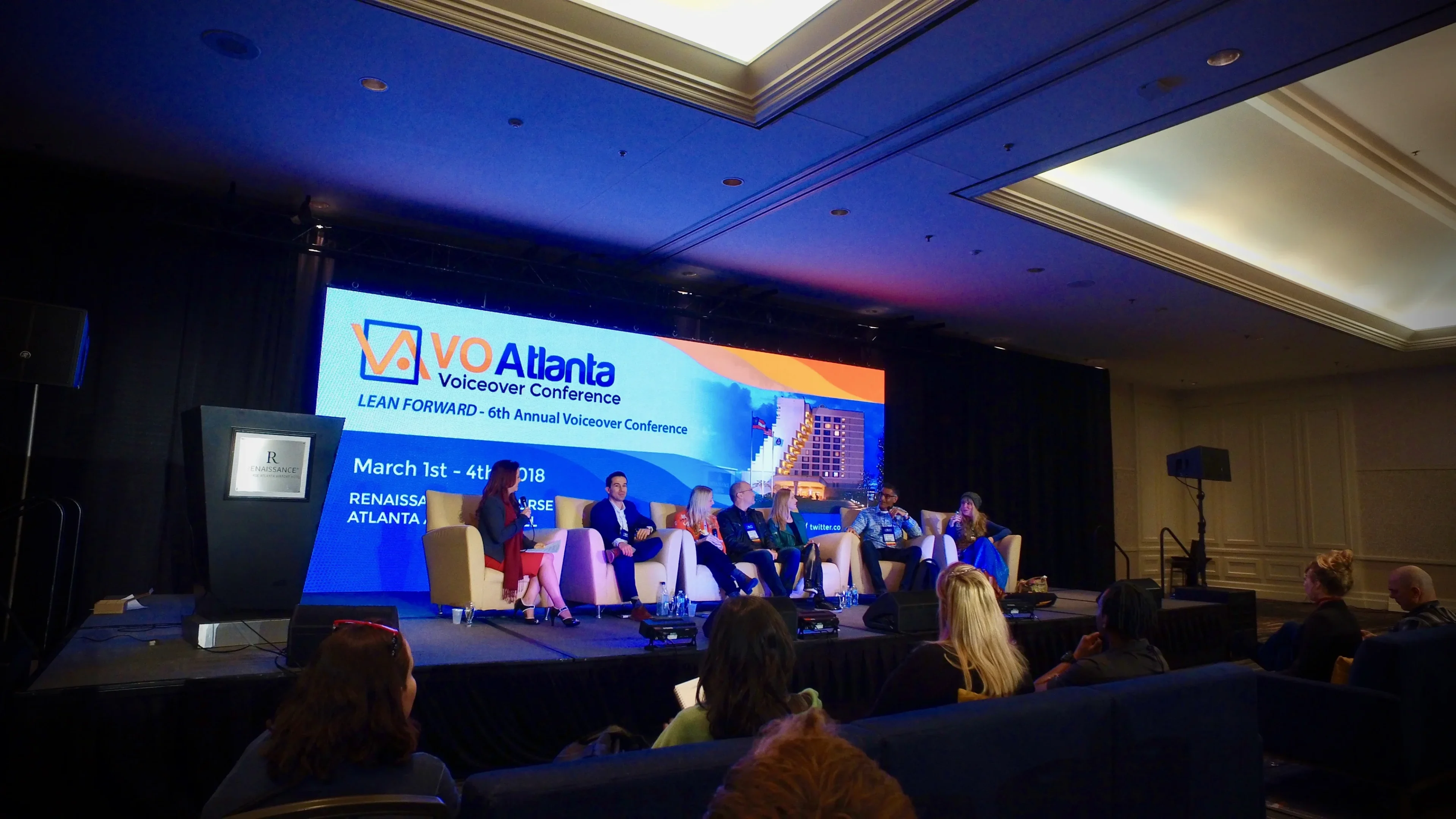 Voiceover conference Atlanta LED production
