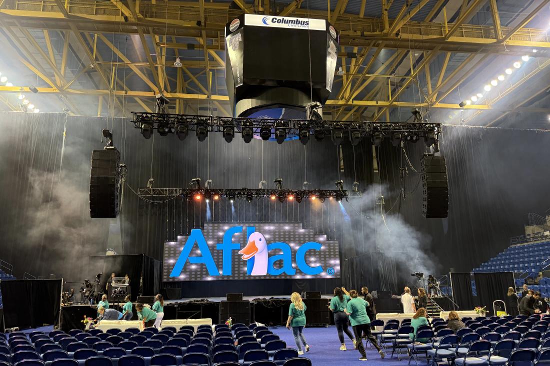 Aflac conference production detail