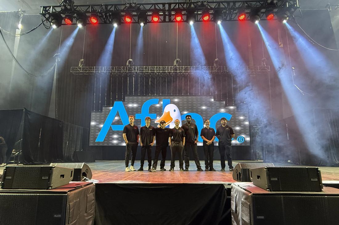 Aflac premium corporate arena production
