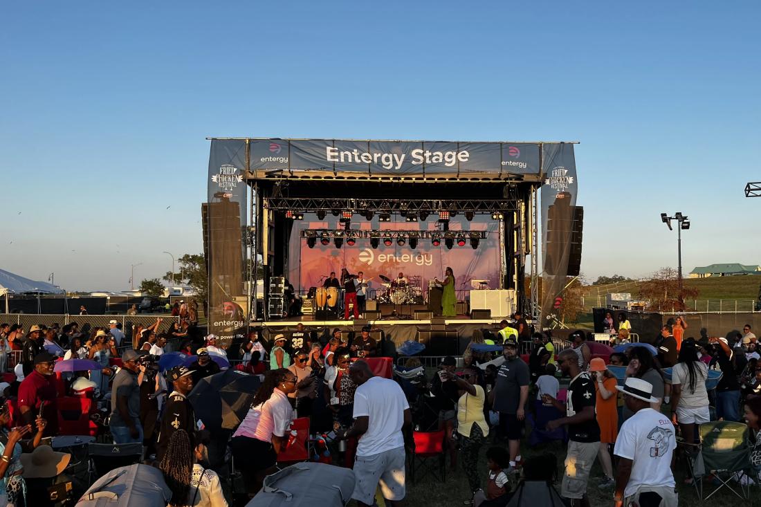 NOLA Chicken Festival multi-stage production