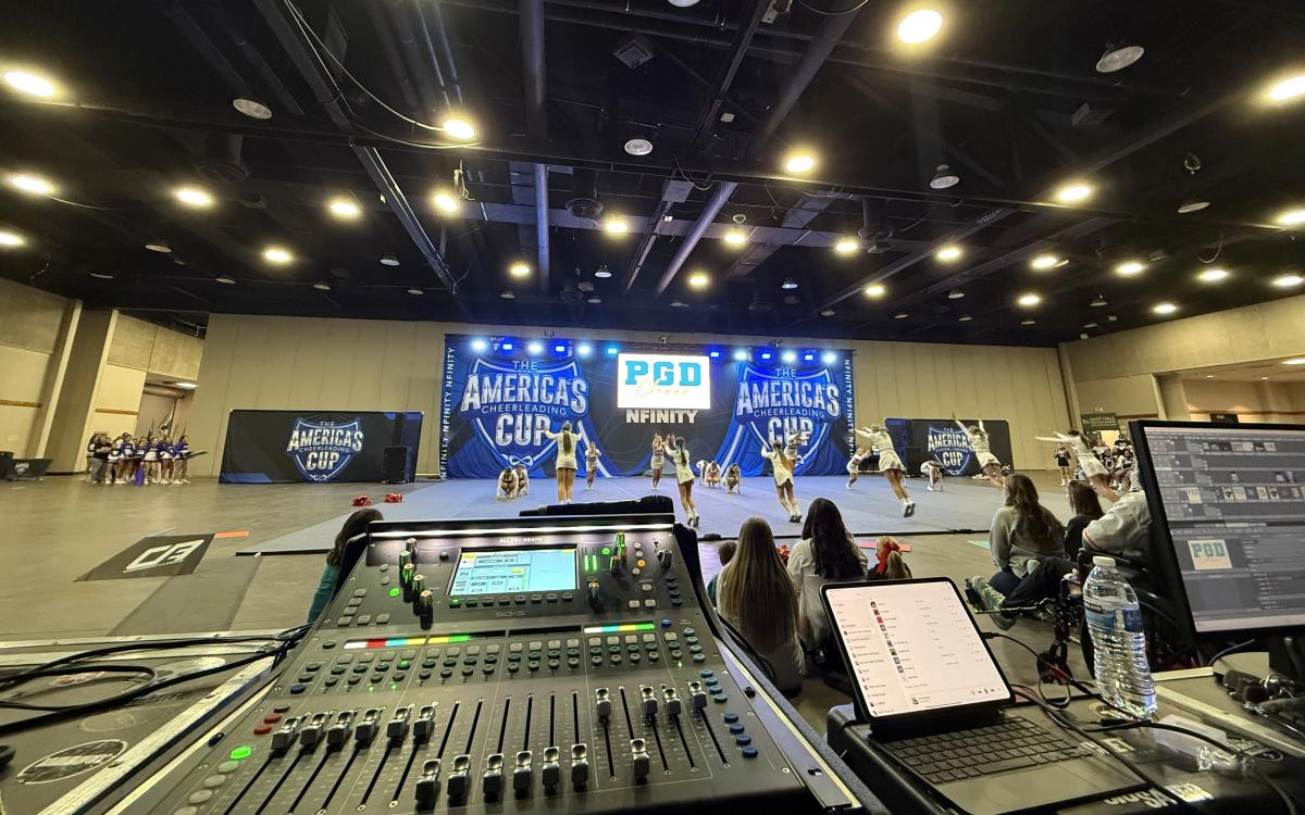NFinity cheer tour arena