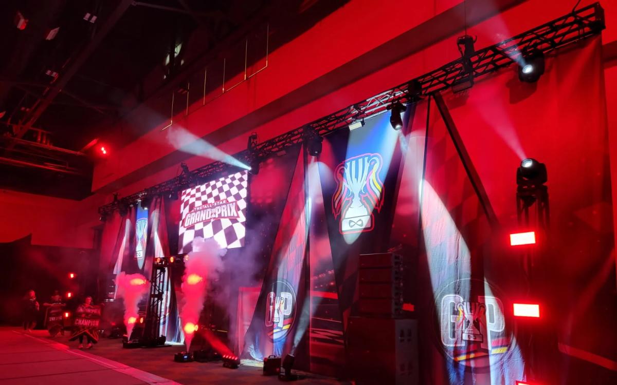 NFinity competition arena staging