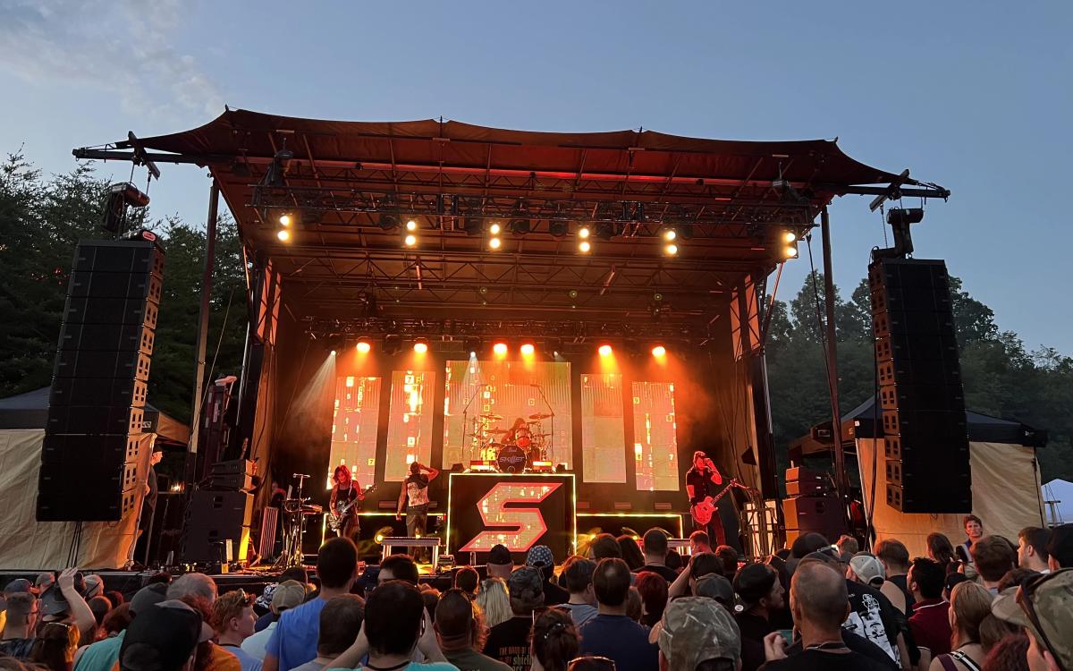 Skillet concert SL260 Knoxville live production