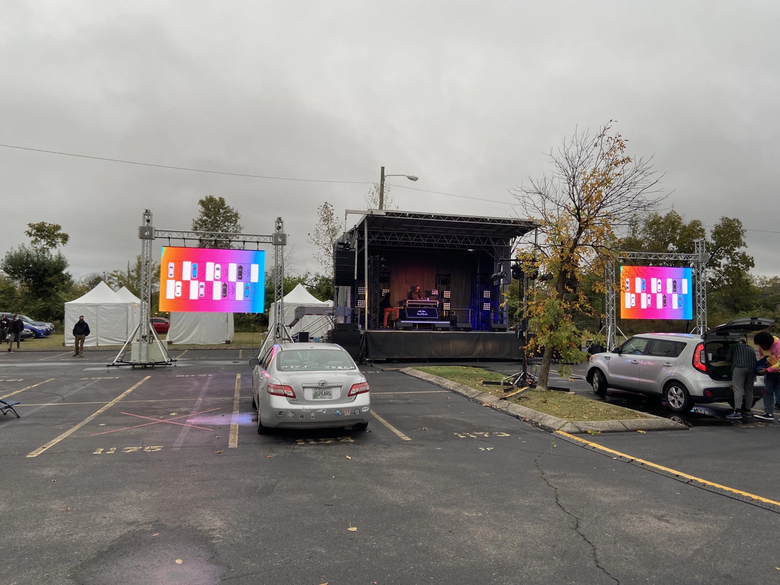 LED video wall and IMAG at a live Atlanta concert stage