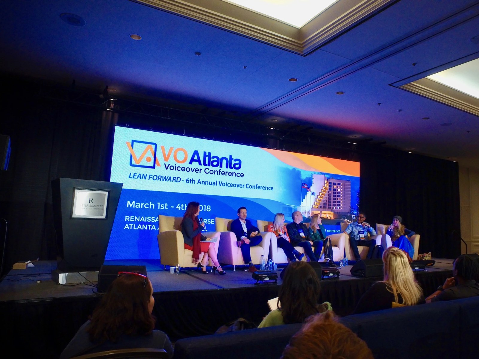 Atlanta conference LED production with a fine-pitch wall