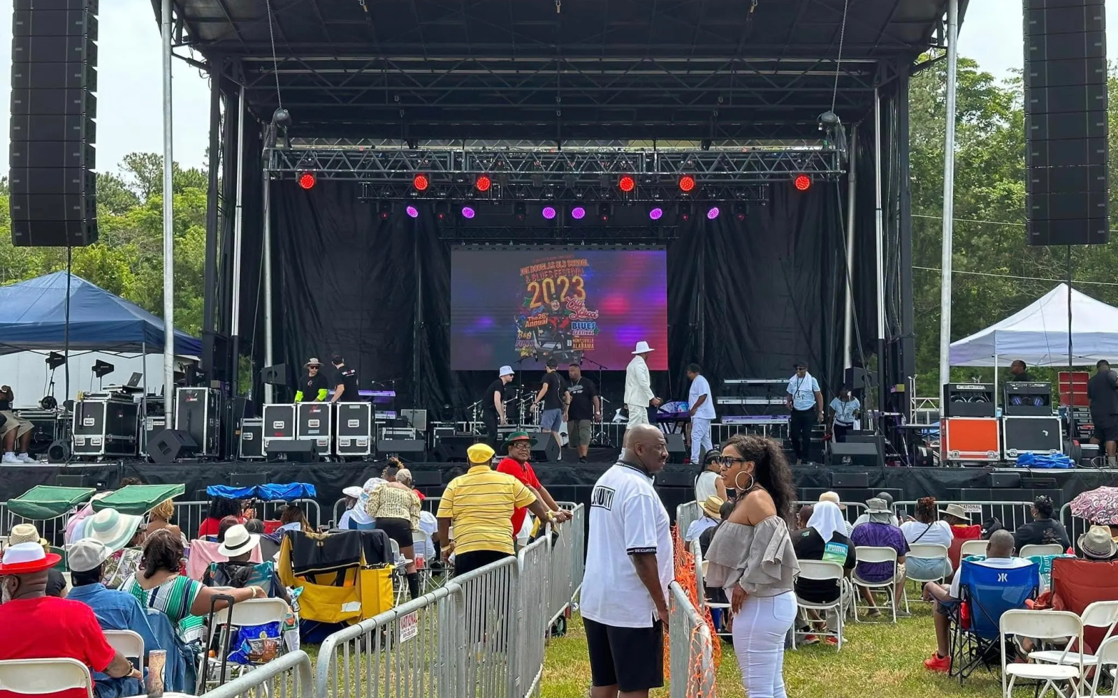 Blues Jazz Festival LED stage production