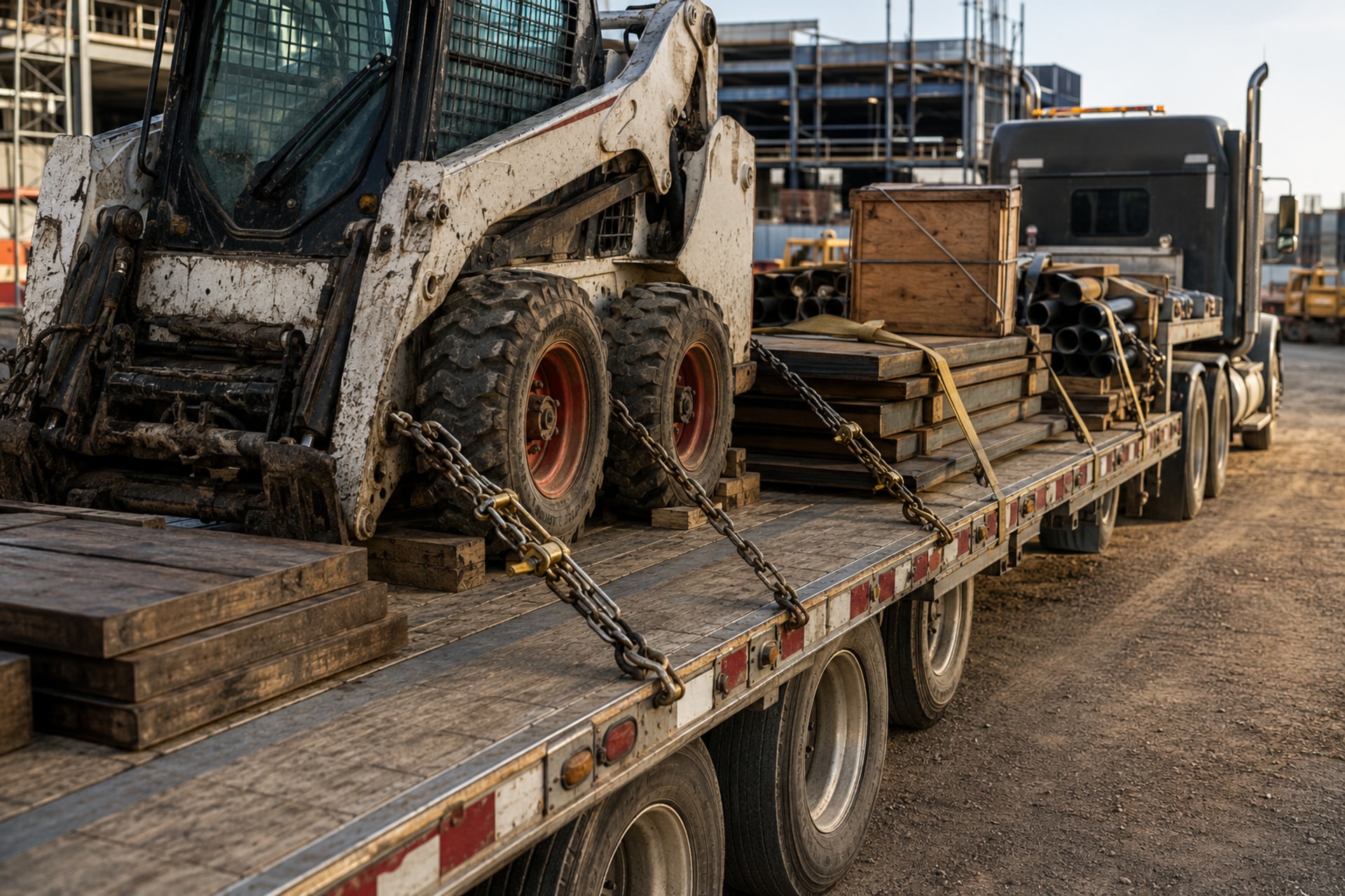 Urgent hotshot delivery of a critical part to a Tampa Bay construction site