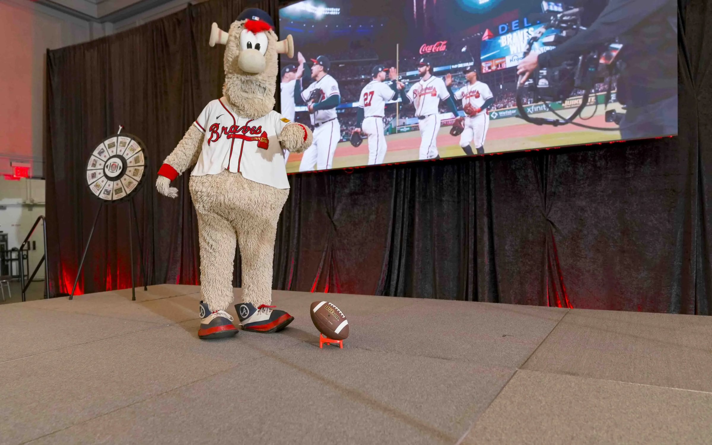 Conference hall keynote with LED video wall in Atlanta