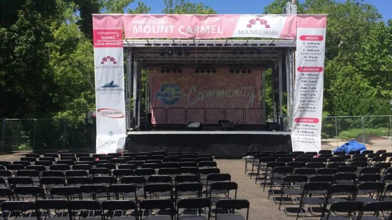 APEX 2420 outdoor event setup and production