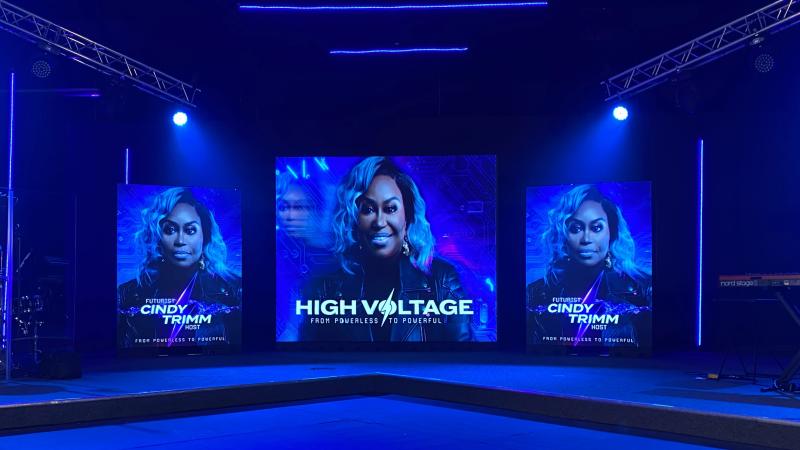 High Voltage worship event with full production