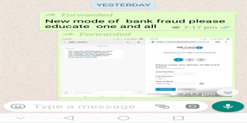 Shame: Almost everyone forwarded the FAKE, SBI bank fraud message