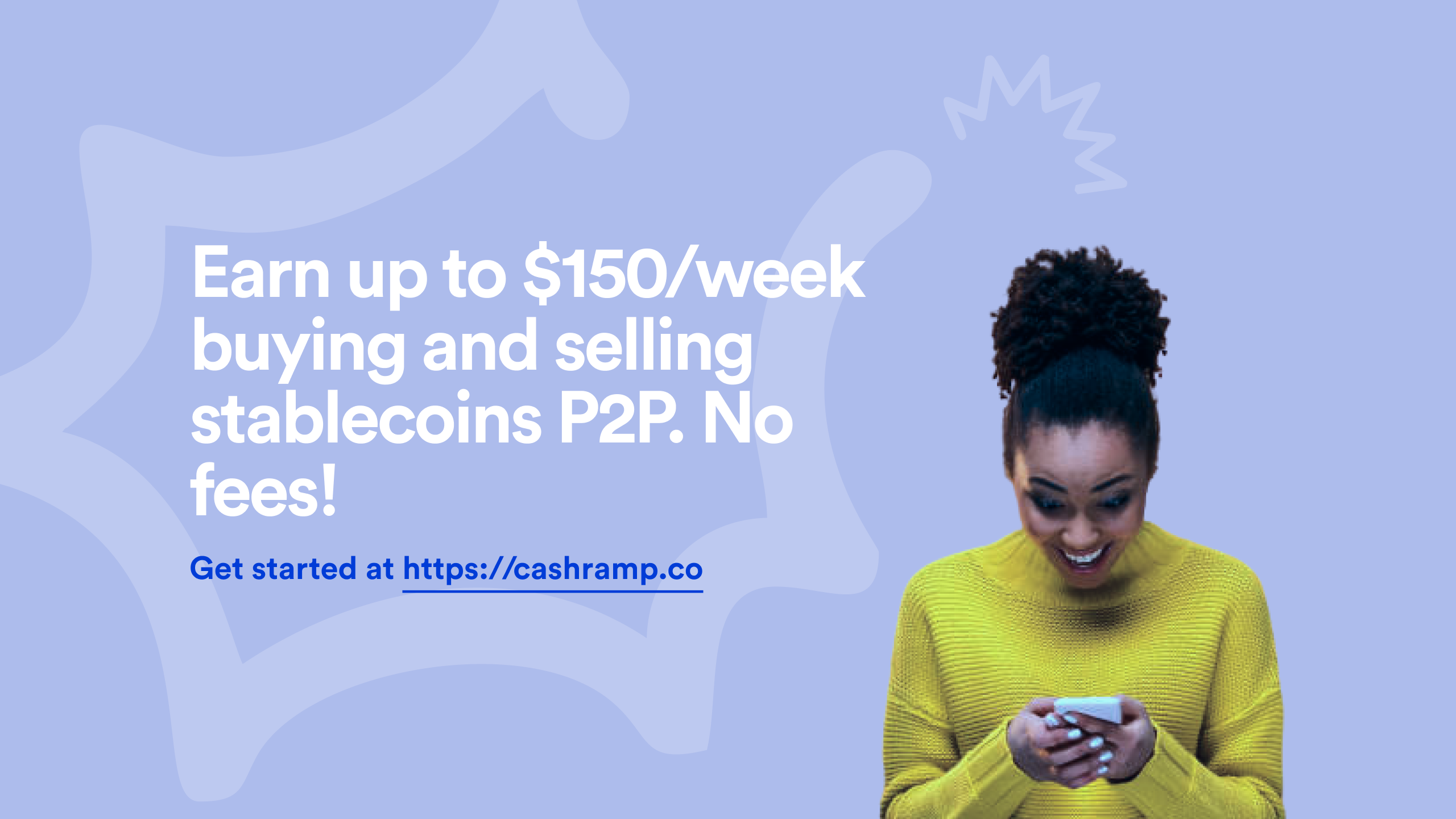 Cash Ramp Cashramp: Buy and sell stablecoins P2P. No fees!