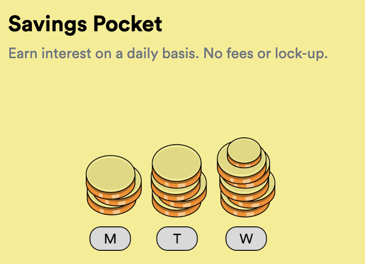 Savings pocket